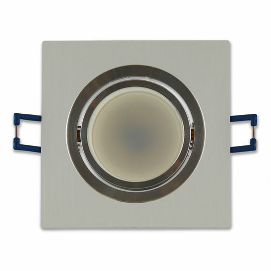 LED Einbaustrahler eckig weiß 1-9W Deckenspot Leuchte GU10 Spot 230V 75-80mm