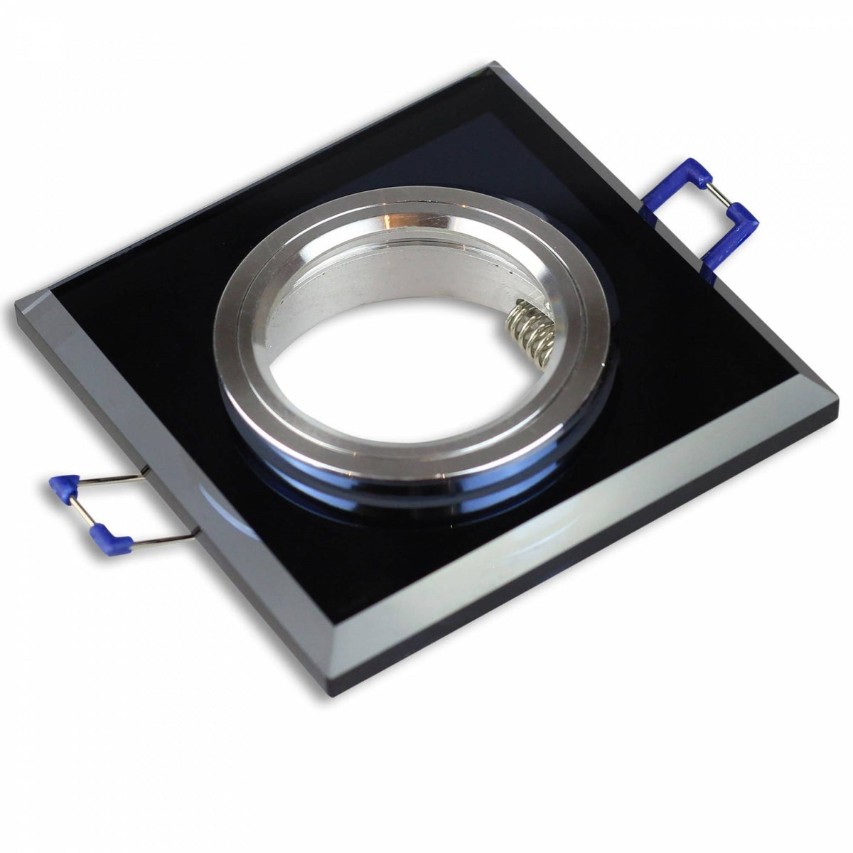 Einbaurahmen GU10 Glas rund eckig 60-70mm Gehäuse Einbaustrahler Spot LED