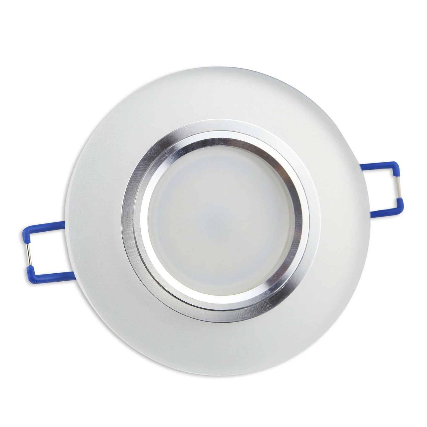Einbaurahmen GU10 Glas rund eckig 60-70mm Gehäuse Einbaustrahler Spot LED