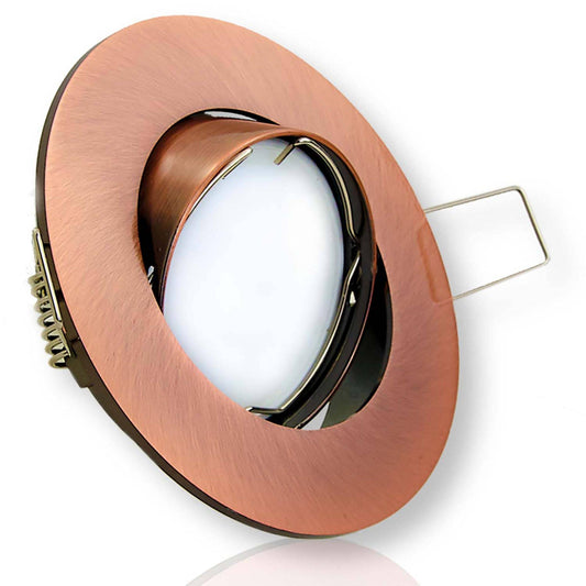 LED Einbaustrahler rund schwenkbar 5W 7W 12 Volt MR16 Spot Lampe 75-80mm