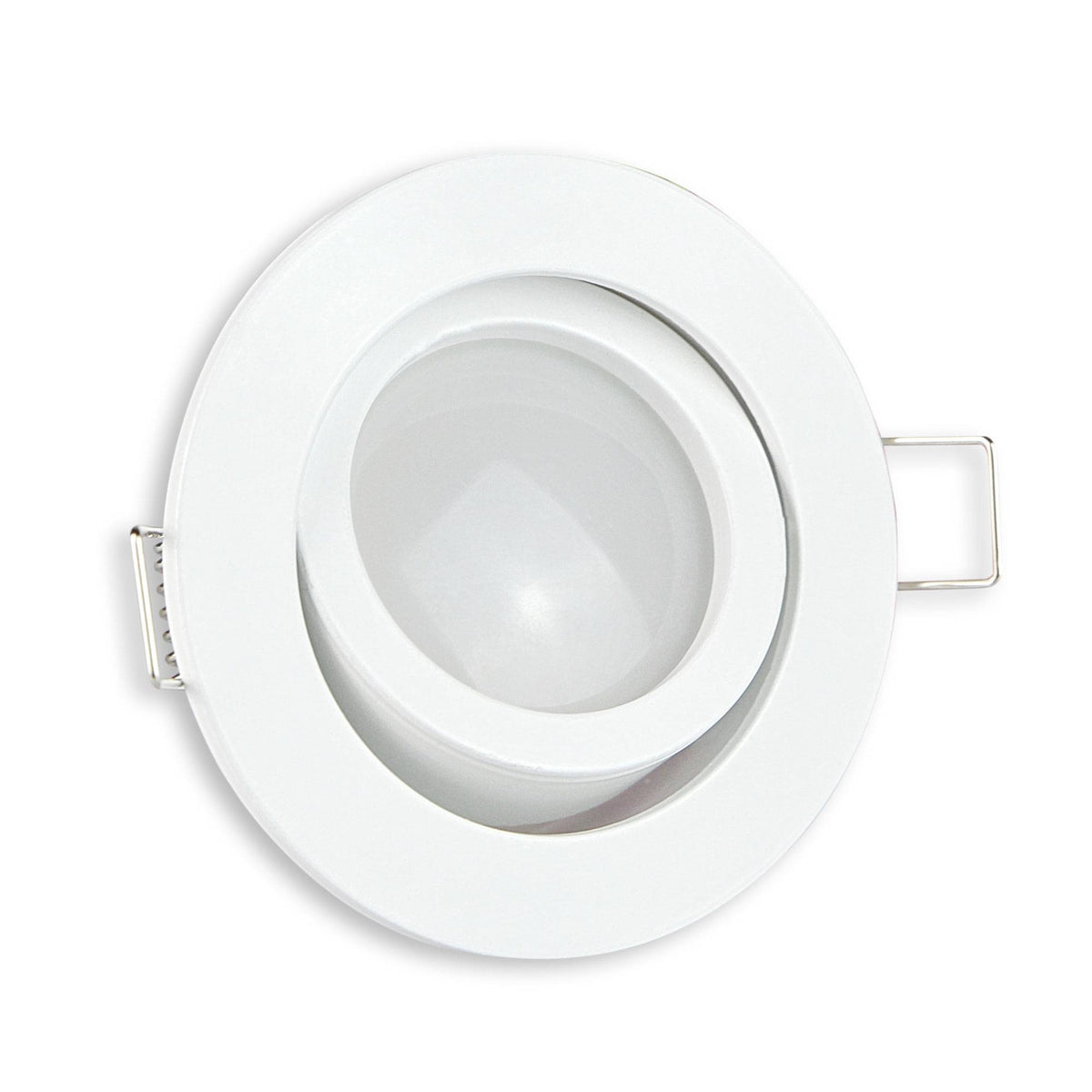 Einbaurahmen rund GU10 MR16 schwenkbar Rahmen 70mm Einbauleuchte Einbauspot LED