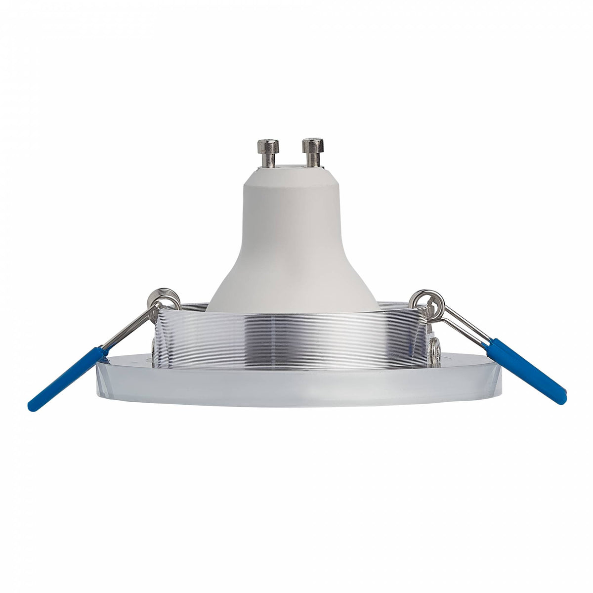 LED Einbaustrahler Glas 1-9W Deckenleuchte Leuchte 75-80mm flach Spot GU10 230V