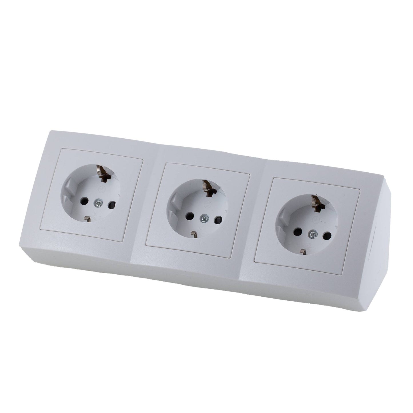 Steckdose Küche Büro 3-fach Kunststoff weiß Steckdose Tischsteckdose