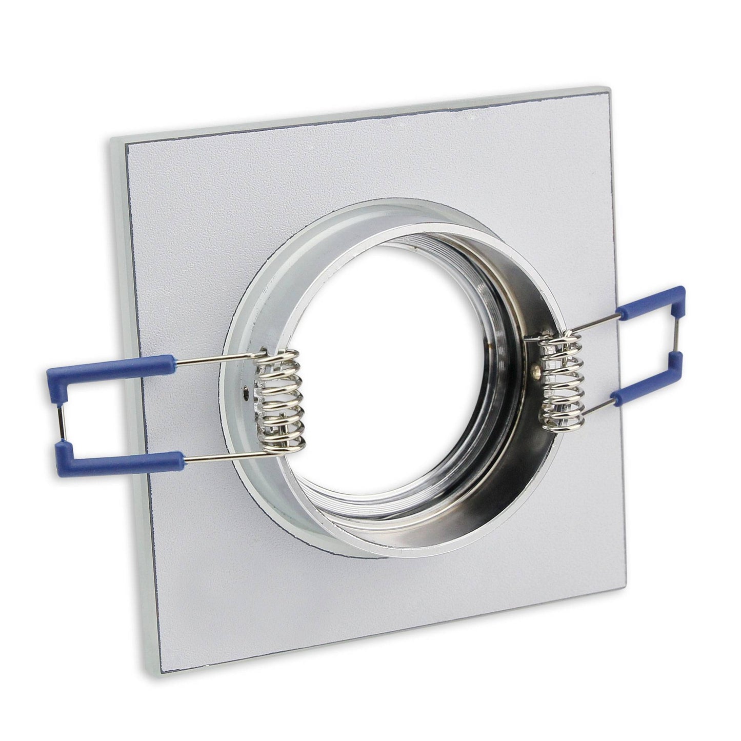Einbaurahmen GU10 Glas rund eckig 60-70mm Gehäuse Einbaustrahler Spot LED