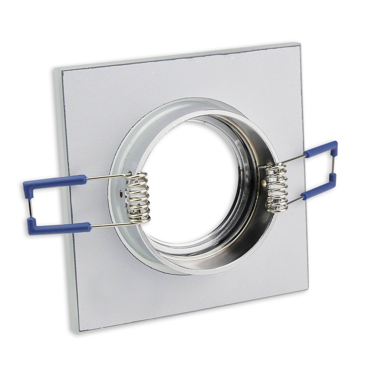 Einbaurahmen GU10 Glas rund eckig 60-70mm Gehäuse Einbaustrahler Spot LED