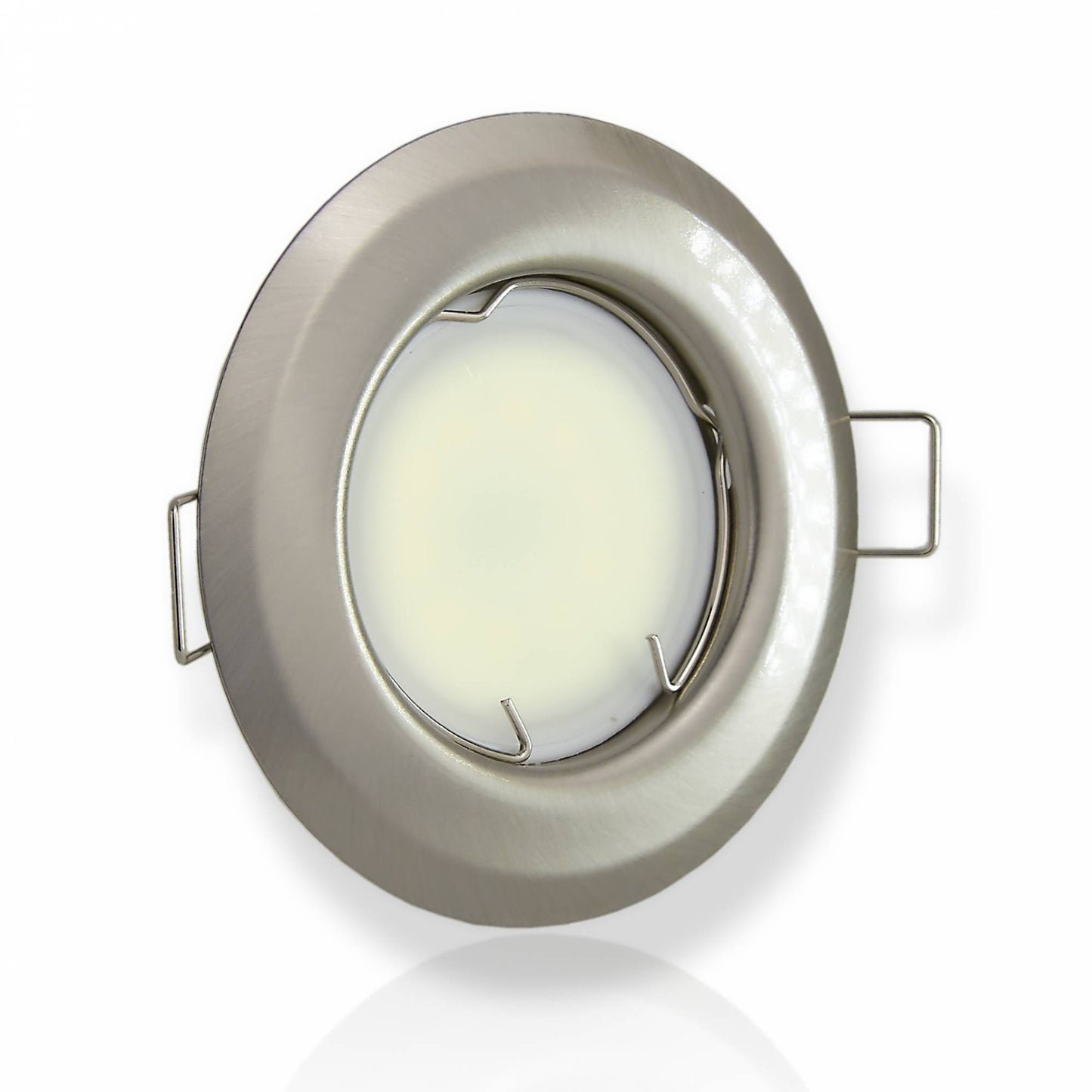 Einbaurahmen GU10 MR16 rund 55-60mm Gehäuse Einbauleuchte Einbauspot LED Halogen