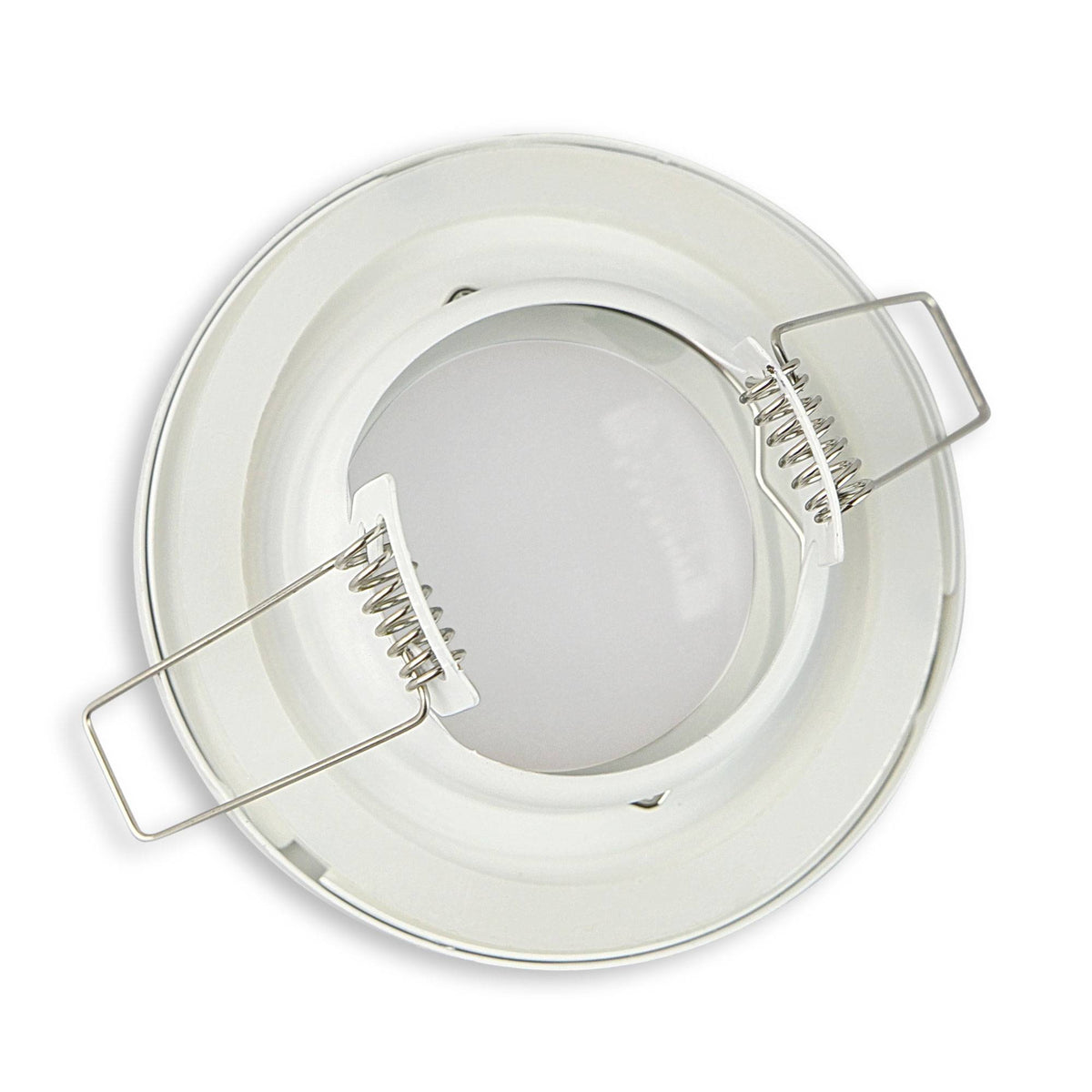 Einbaurahmen GU10 MR16 IP44 rund Badezimmer Gehäuse Sauna Spot LED Halogen