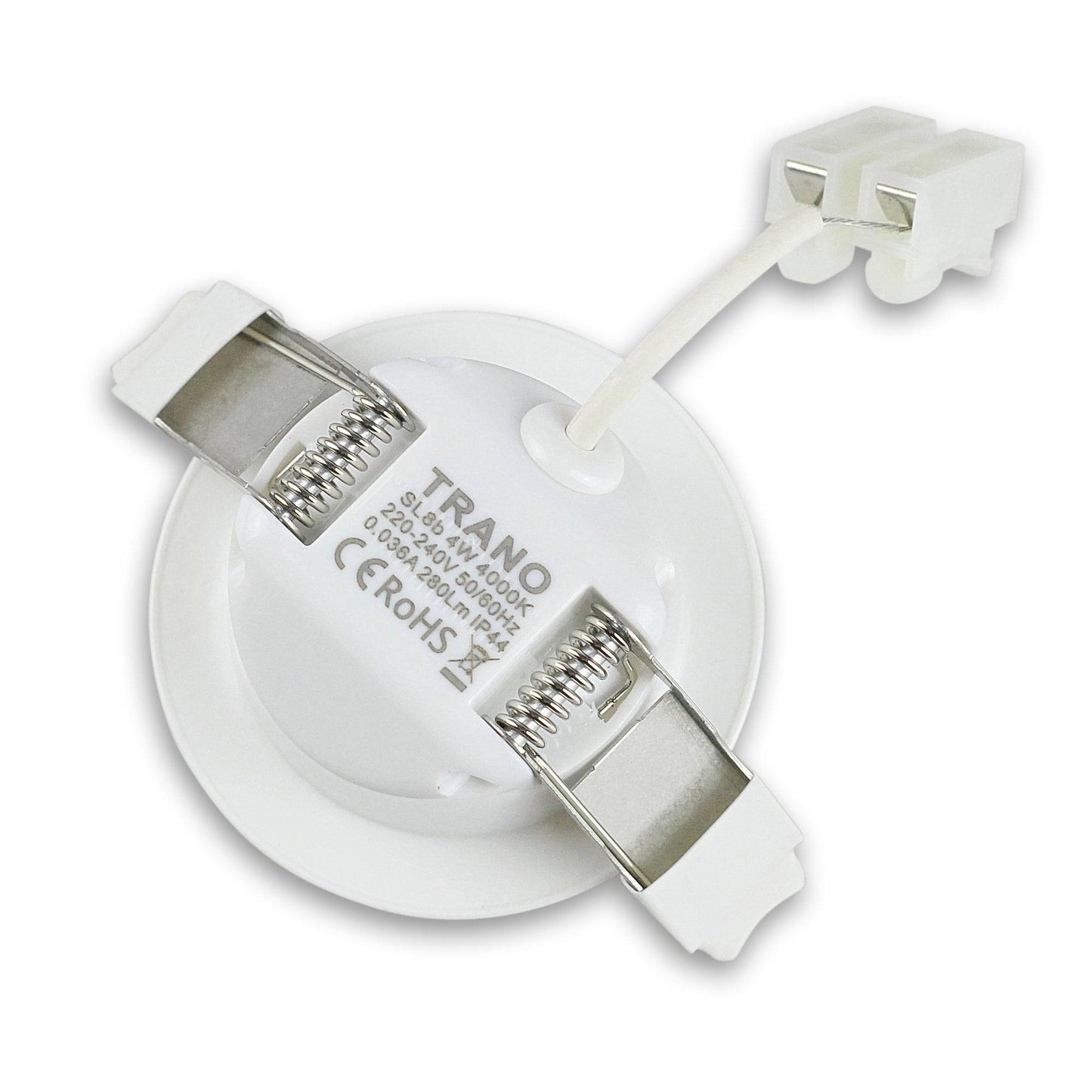 LED Einbaustrahler Badezimmer 30mm Tiefe 4W 6W 8W IP 44 230Volt Einbauspot