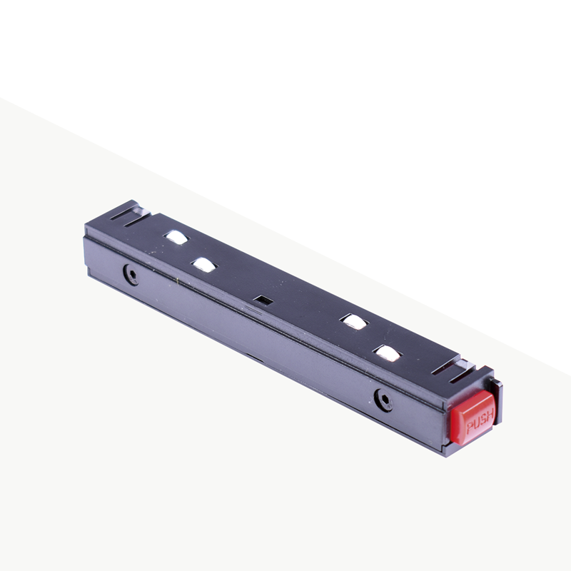 Trano 48V Verbinder‑Set für Magnetschienen 20 mm – Linearverbinder 125×15 mm & Eckverbinder 90° mit 195 mm Kabel – Schwarz, kompatibel mit Aufbau/Einbau/Trimless