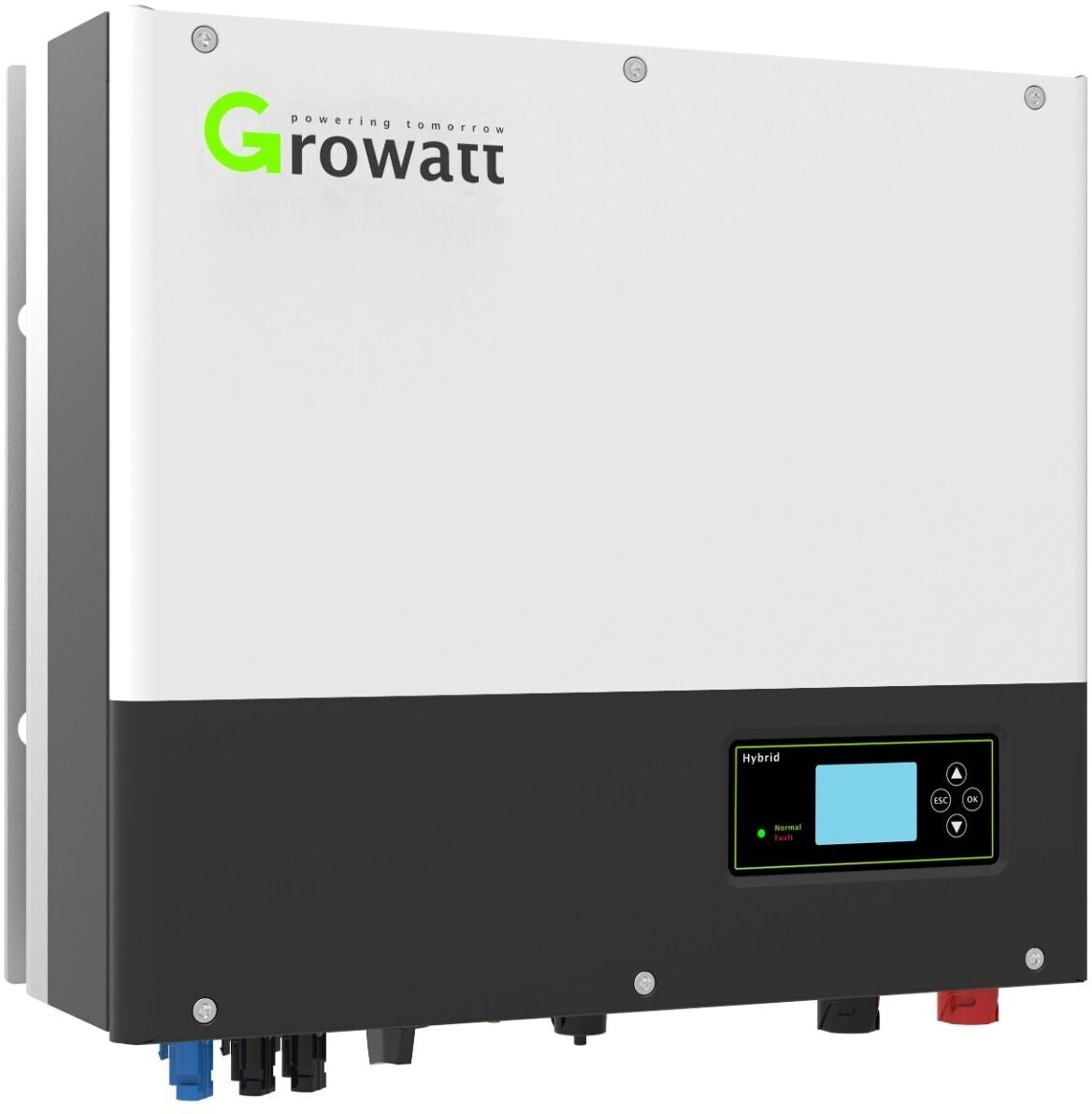Komplettes Growatt Solarstromspeicher-Set: 10kW Hybrid-Inverter (UPS), 10kWh Hochvolt-Batterie (4 Module), BMS & WiFi-Monitoring