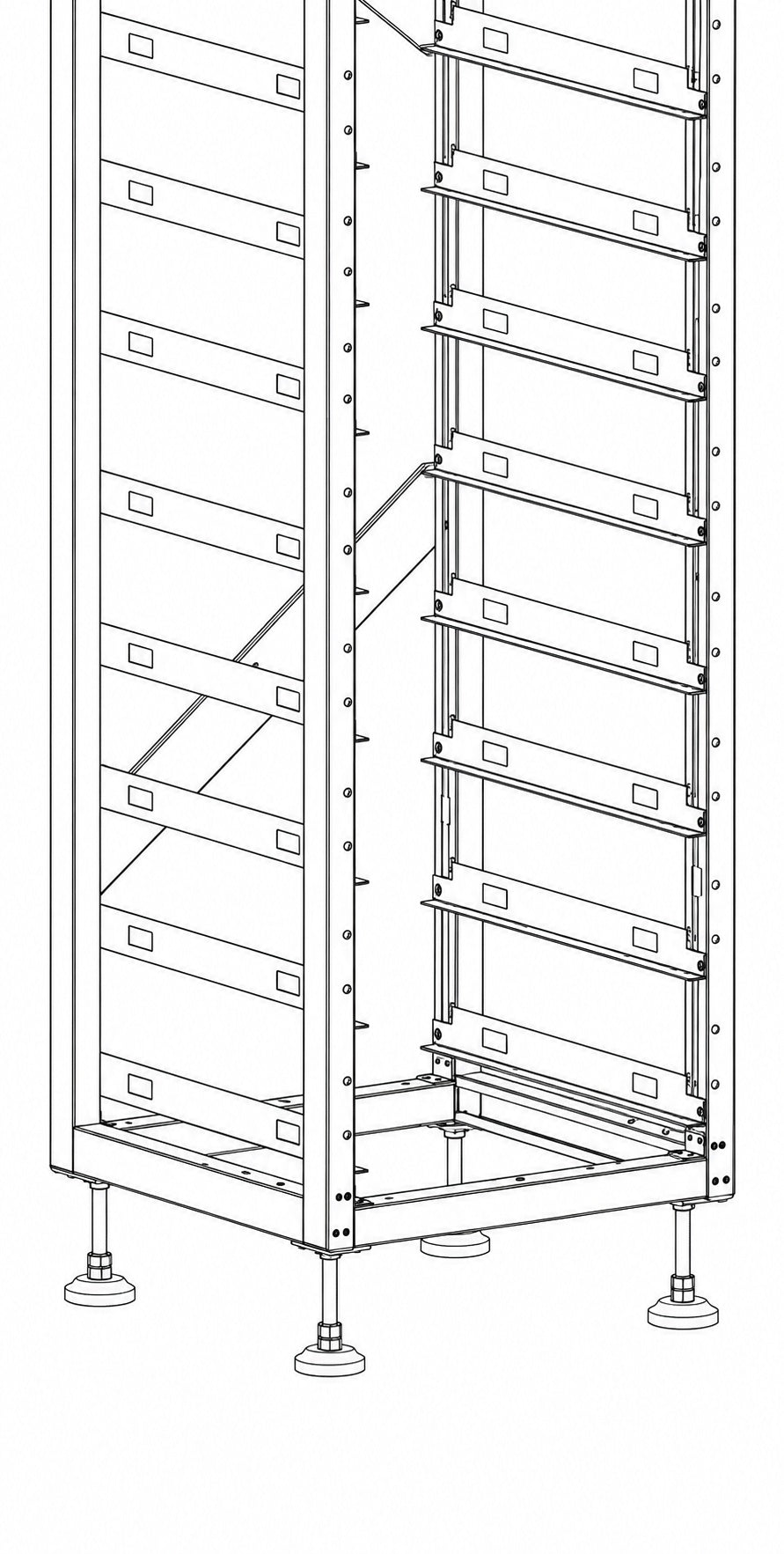 Deye BOS-A-Rack11 – Batterierack – Ansicht 3