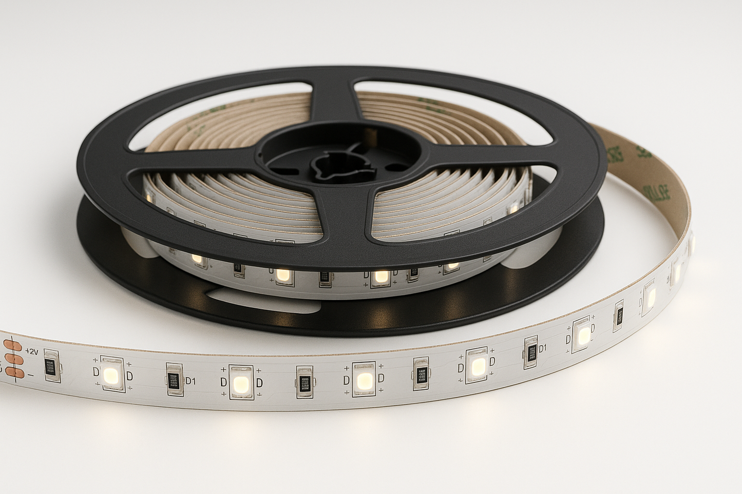 LED Streifen 600 SMD 12V 4000K 9,6W - 5 Meter Rolle