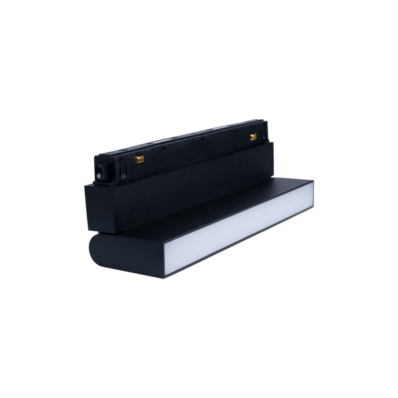 Trano 48V Magnet Schienensystem CCT Leuchte 12W/18W DALI‑2 dimmbar – schwenkbarer LED Stromschienenstrahler 2700‑6000K, CRI 95, 120°
