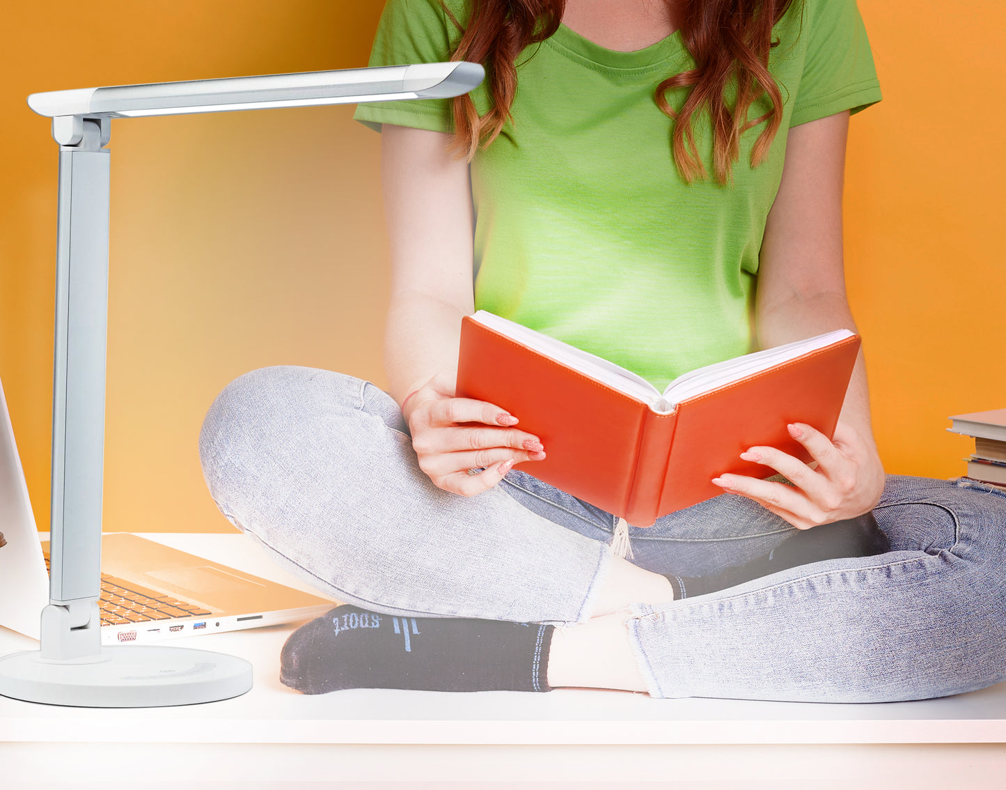 LED Schreibtisch-Lampe dimmbar Nachtlcht Touch Tisch-Leuchte schwenkbar