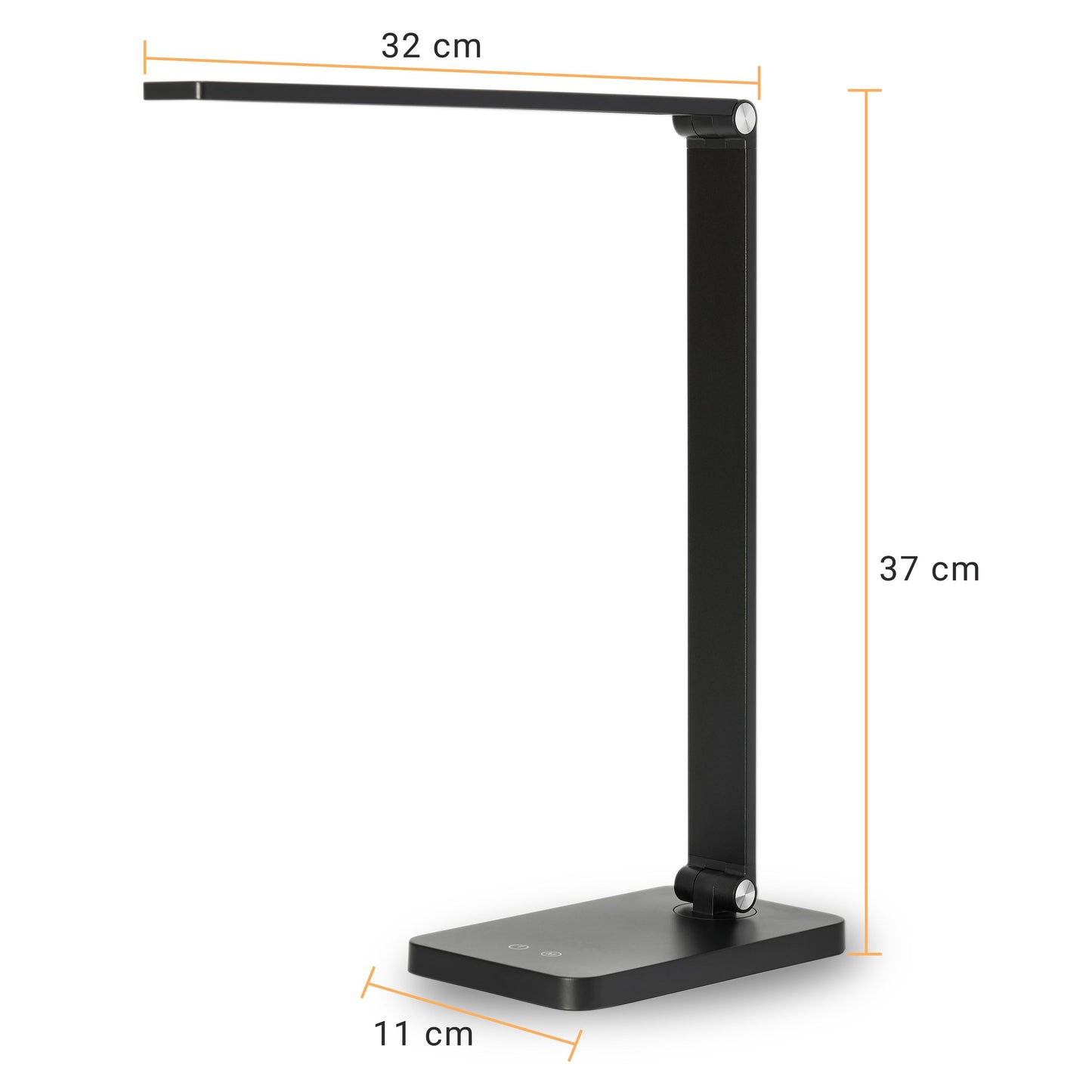 LED Schreibtisch-Lampe dimmbar 5 Farbstufen USB Touch-Leuchte Büro Tisch-Leuchte