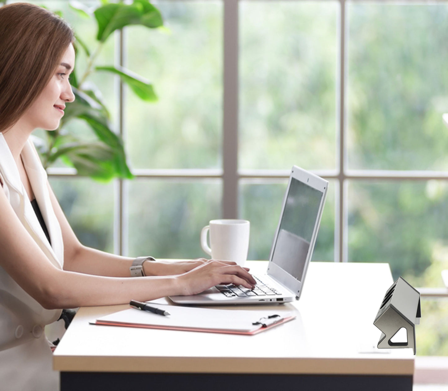 Möbel-Steckdose 3-fach  USB A und C Büro Mehrfachsteckdose Steckdosenleiste 1,8m