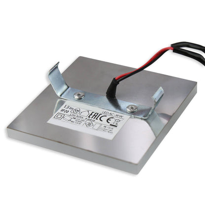 LED Treppenbeleuchtung eckig 230 Volt Treppen-Licht Stufen-Leuchte Wandlampe