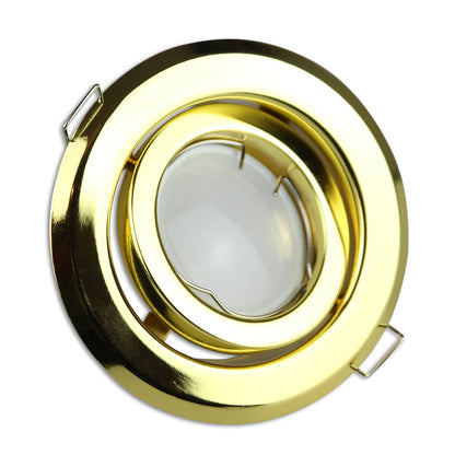 Einbaurahmen rund GU10 MR16 schwenkbar 80-85mm Gehäuse Einbauleuchte Spot LED