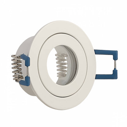Einbaurahmen GU11 MR11 IP44 rund Bad Gehäuse 40mm Sauna Einbau-Spot Außen