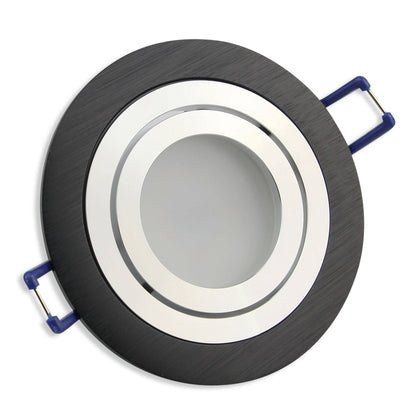 Einbaurahmen GU10 MR16 schwenkbar silber schwarz Rahmen Einbauleuchte Spot LED