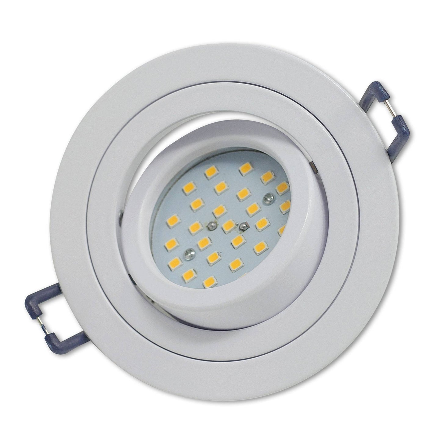 Einbaurahmen GU10 MR16 rund Gehäuse Einbauleuchte Ø75-85mm Bohrloch Spot LED