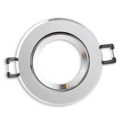 Einbaurahmen Set GU10 MR16 70-75mm Gehäuse schwenkbar Einbaustrahler Aluminium