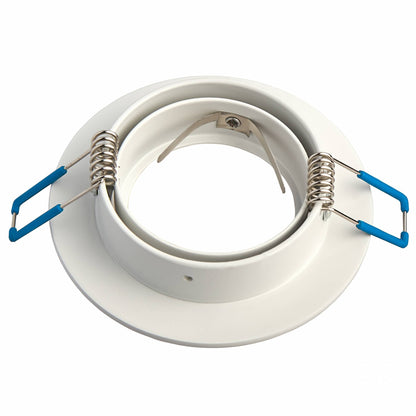 LED Einbaustrahler rund schwenkbar 1-9 Watt flach 230V GU10 Einbau-Spot