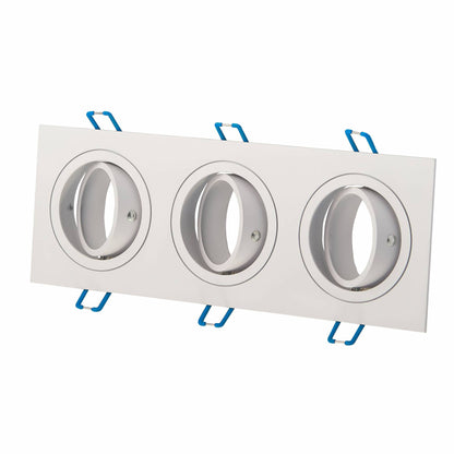 LED Einbaustrahler flach eckig 5-7W MR16 Einbau-Spot Deckenleuchte 12V 75mm