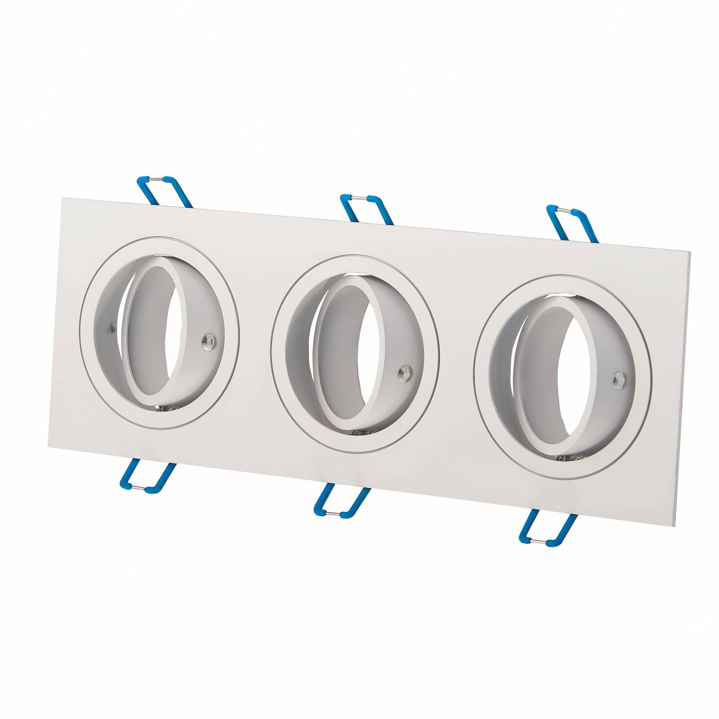 LED Einbaustrahler flach eckig 3W 5W 6,5W Einbaurahmen Deckenspot 230V