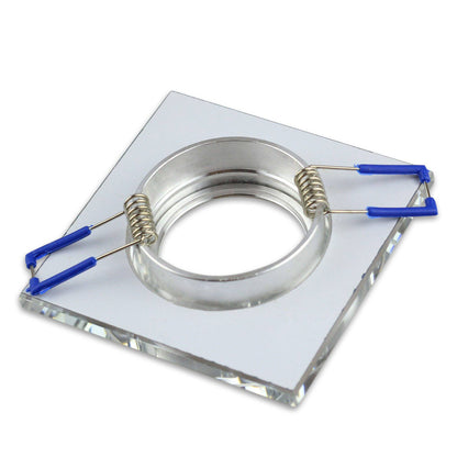 LED Einbaustrahler MR16 12 Volt 5-7W rund eckig Einbauspot Glas 75mm Bohrloch