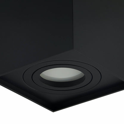 LED Aufbaustrahler schwenkbar eckig 1,2-9W Aufbauleuchte Deckenleuchte Spot GU10 230V