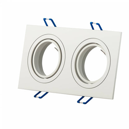 LED Einbaustrahler flach eckig 5-7W MR16 Einbau-Spot Deckenleuchte 12V 75mm