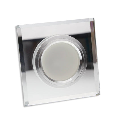 LED Einbaustrahler MR16 12 Volt 5-7 Watt rund eckig Einbauspot Glas 60-70mm