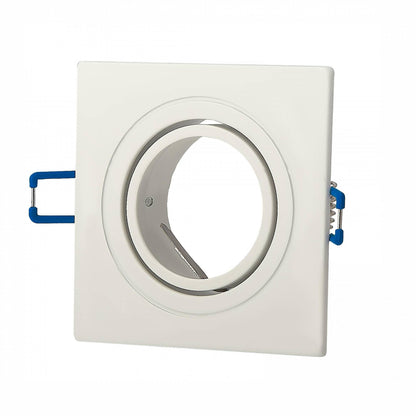 LED Einbaustrahler GU10 flach eckig weiß 1-9W Leuchte Deckenleuchte schwenkbar