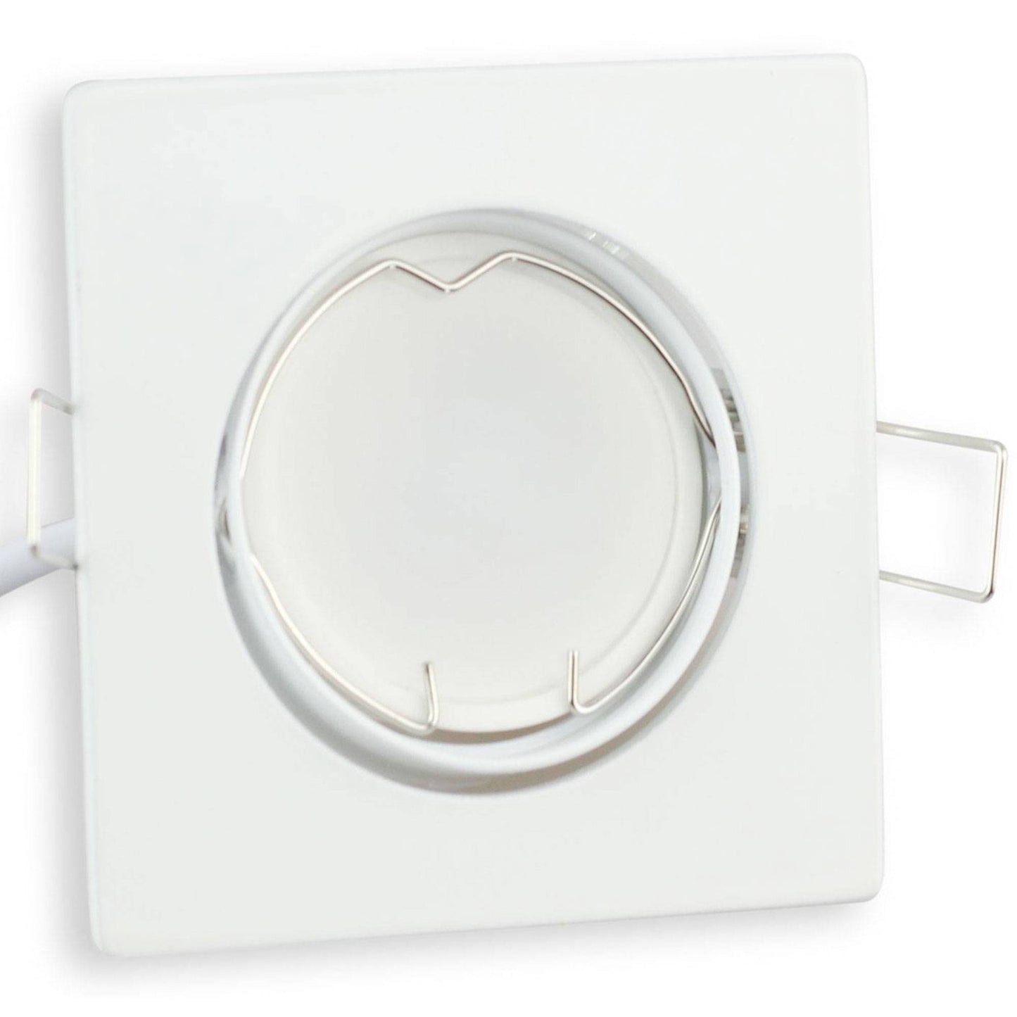 LED Einbaustrahler 5-7W schwenkbar eckig rund MR16 12 Volt Einbauspot 75mm Licht