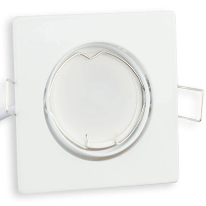 LED Einbaustrahler 5-7W schwenkbar eckig rund MR16 12 Volt Einbauspot 75mm Licht