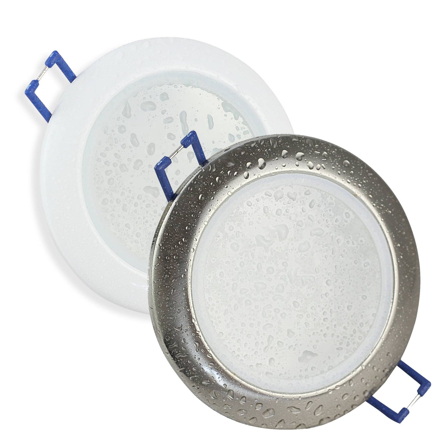 Einbaurahmen GU10 MR16 IP44 rund Badezimmer Rahmen Feuchtraum 70mm Einbau-Spot