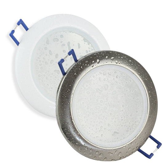 Einbaurahmen GU10 MR16 IP44 rund Badezimmer Rahmen Feuchtraum 70mm Einbau-Spot
