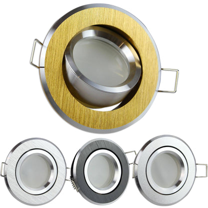 LED Einbaustrahler MR16 12 Volt 5-7W rund Spot 70-73mm Lampe Deckenstrahler