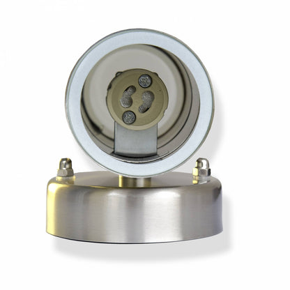 LED Außen-Wandleuchte Edelstahl IP44 Wand-Spot Strahler GU10 Garten-Leuchte Up