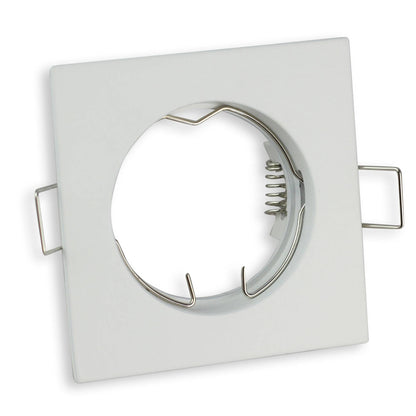LED Einbaurahmen IP44 rund GU10 MR16 Badezimmer Außen Einbaustrahler Dusche