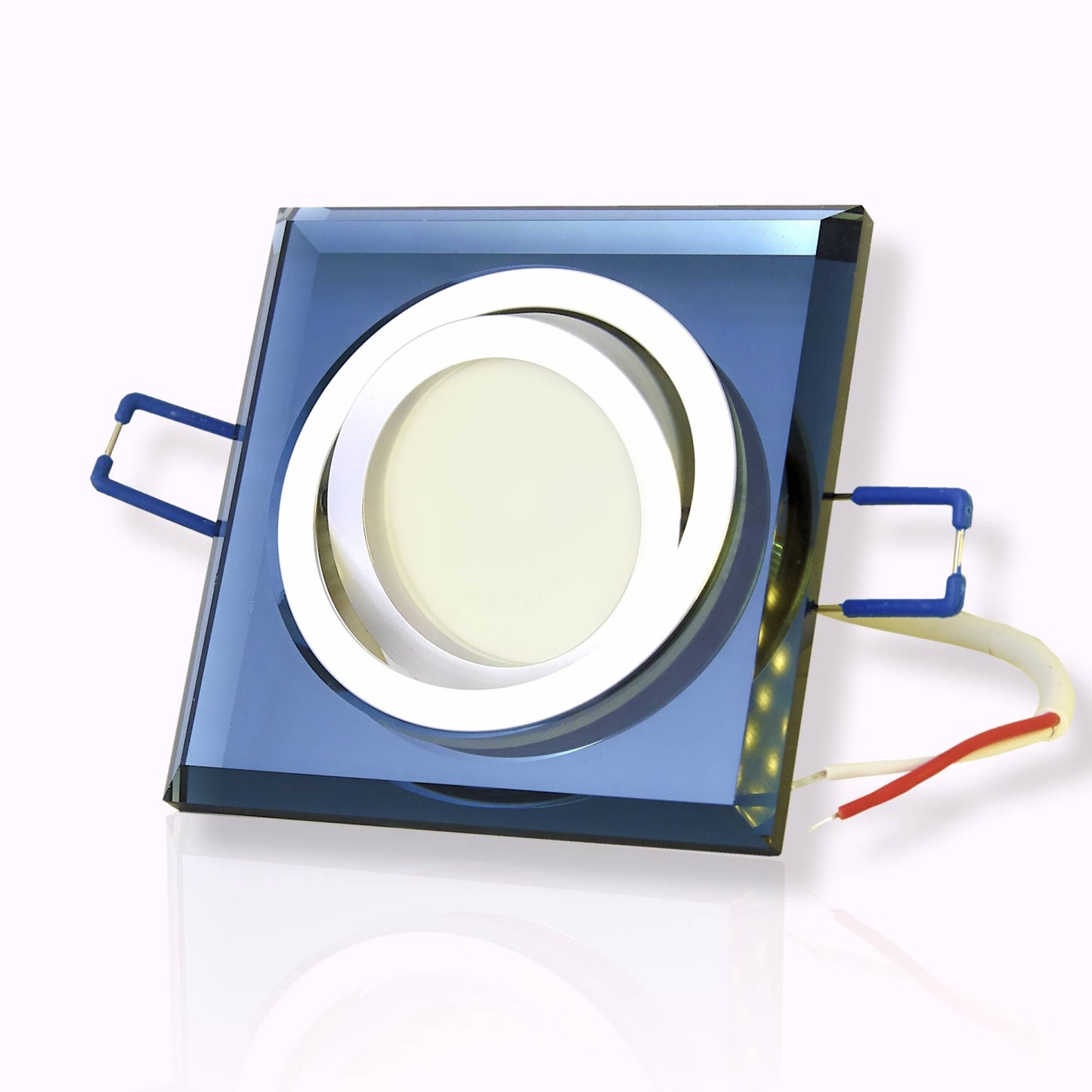 LED Einbaustrahler Glas schwenkbar flach 3-6,5W 230 Volt Einbauspot Lampe