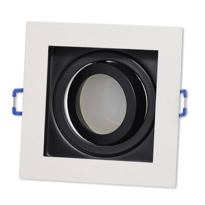 LED Einbaustrahler 1-9W eckig rund 230V GU10 90-95mm Bohrloch schwenkbar
