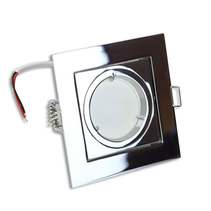 LED Einbaustrahler schwenkbar 3-6,5W IP40 eckig 230 Volt Einbauspot Lampe