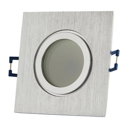 LED Einbaustrahler IP44 3-6,5W eckig Spot Bad Außen 60-70mm