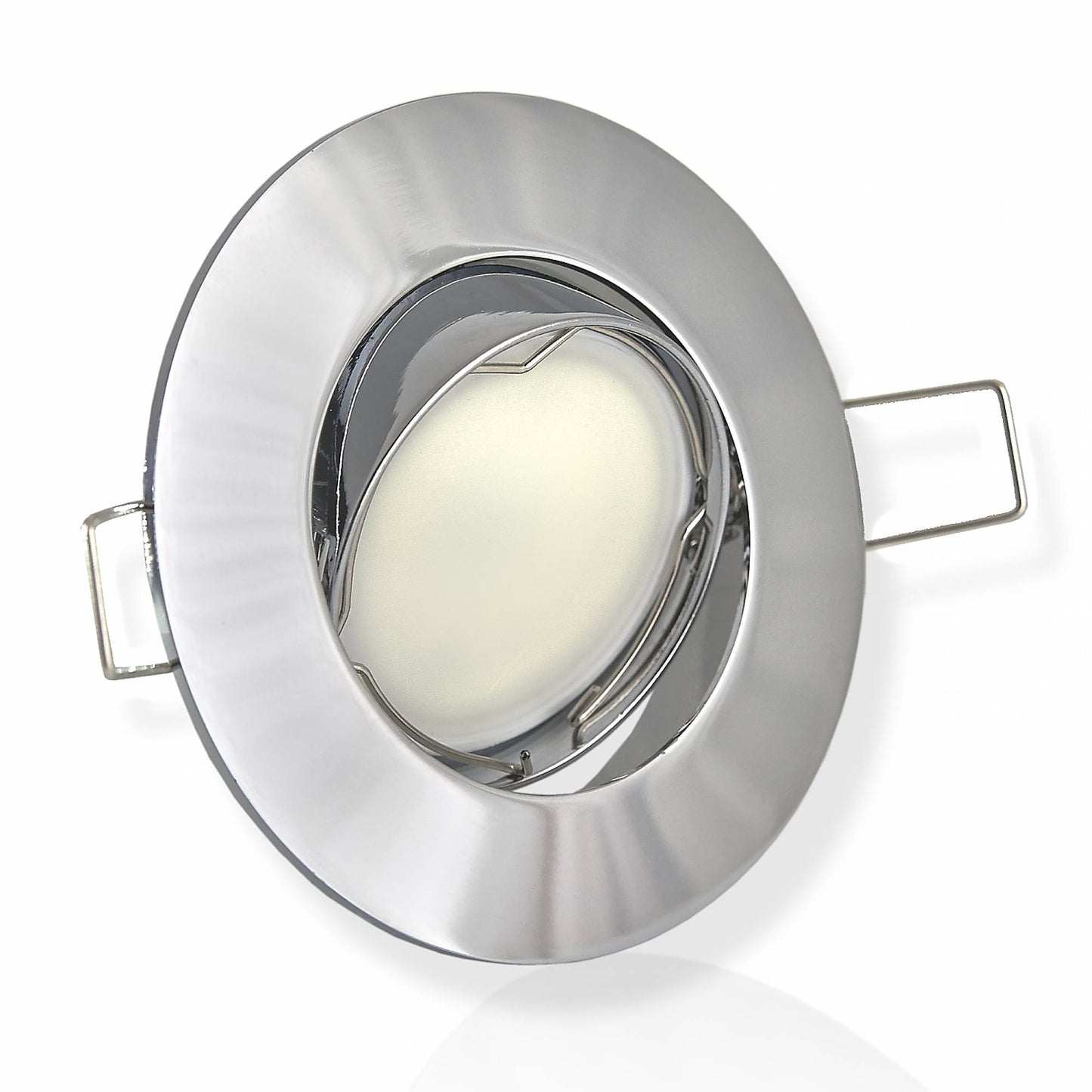 LED Einbaustrahler flach 3-6,5W Aluminium 230V Spot Einbauleuchte