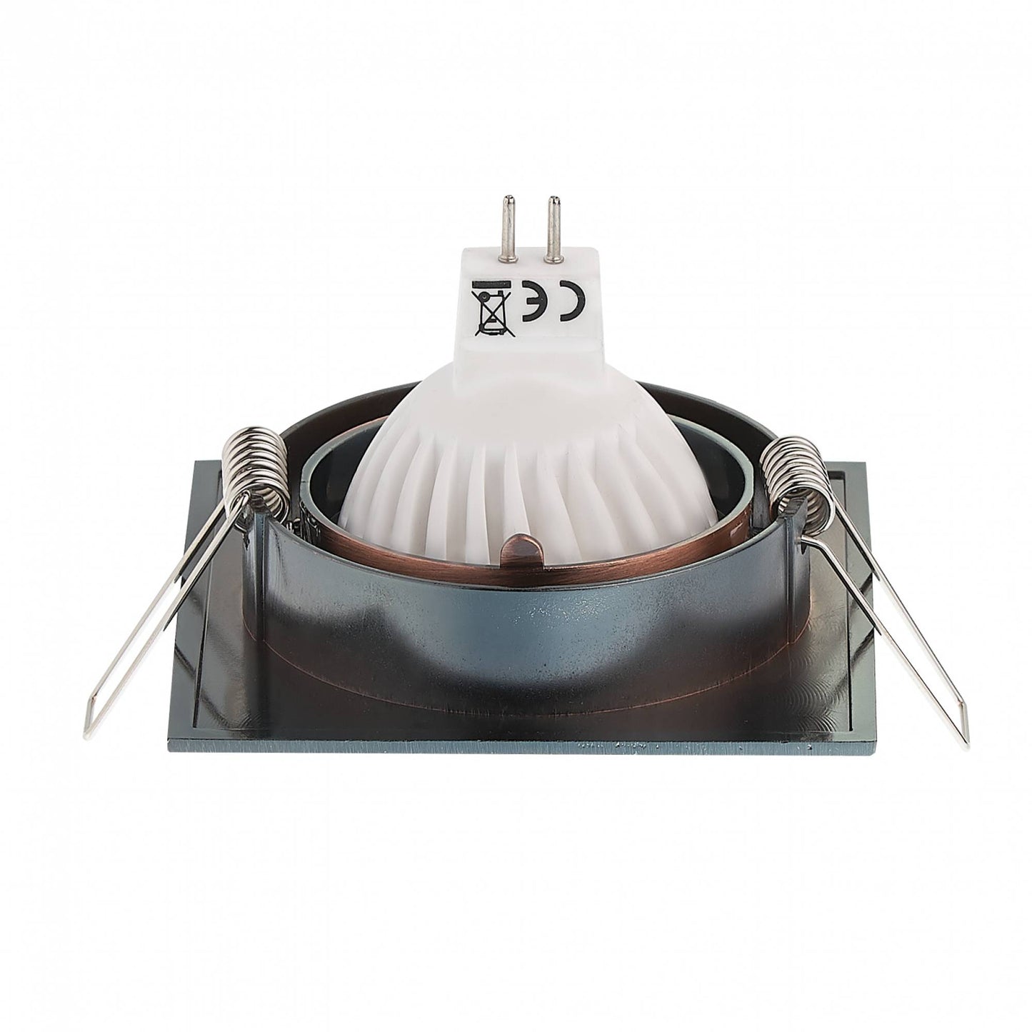 LED Einbaustrahler eckig schwenkbar 5-7W flach 12V MR16 Spot Strahler 72-75mm