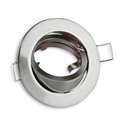 Einbaurahmen rund GU10 MR16 schwenkbar Rahmen 70mm Einbauleuchte Einbauspot LED