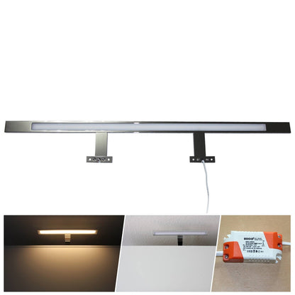 LED Schrankbeleuchtung Regalbeleuchtung Wohnzimmer neutralweiß Edelstahl Lichter 230V neu