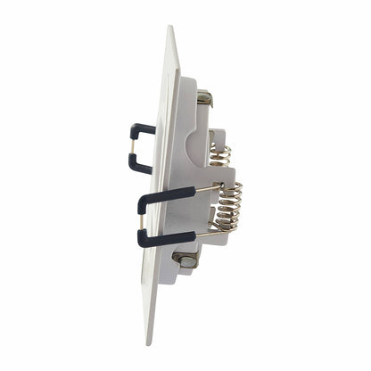Einbaurahmen GU10 MR16 eckig Rahmen Einbaustrahler Ø75-85mm Bohrloch Spot LED